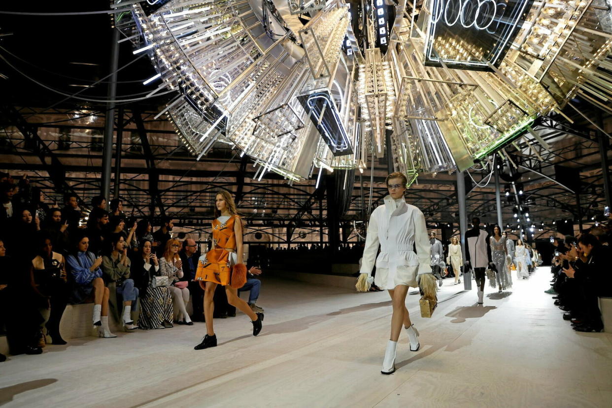 Le final du show Louis Vuitton  - Credit:DR