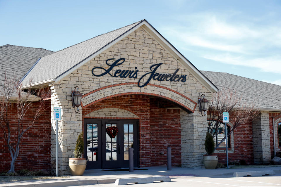 Lewis Jewelers is pictured Feb. 1 in Moore.