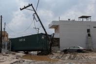 Flash floods on the island of Evia