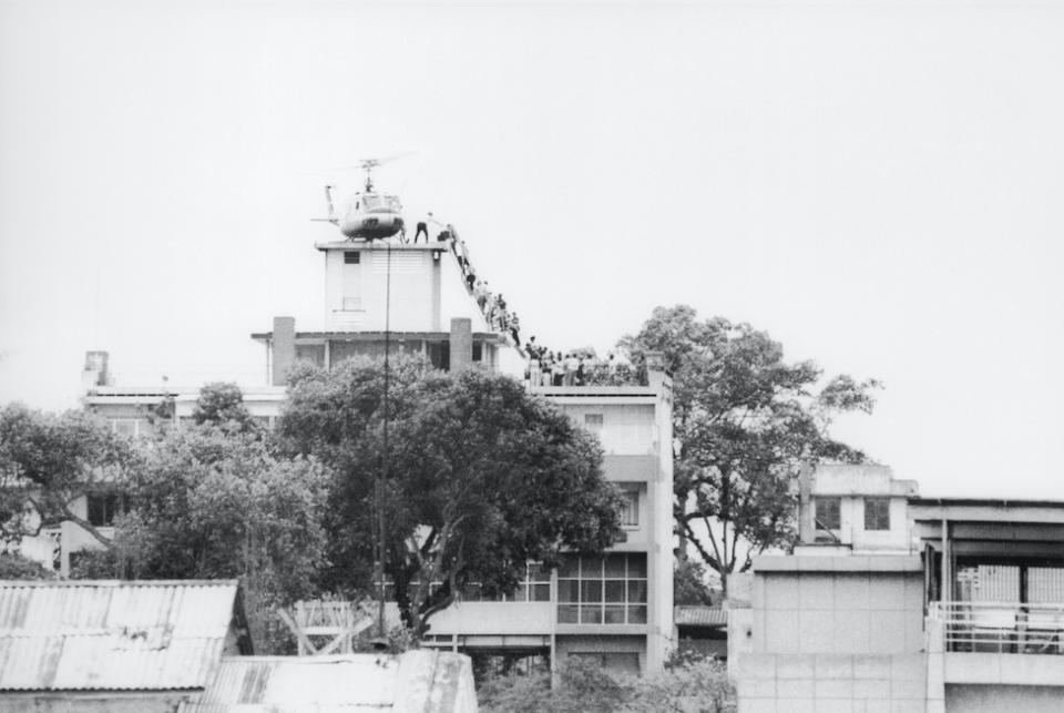 Saigon evacuation in 1975