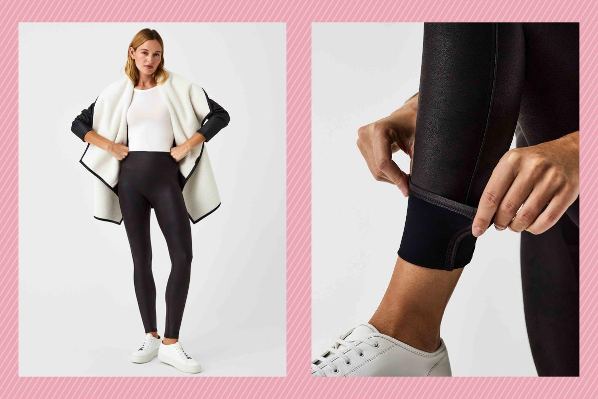 Spanx's Faux Leather Leggings Just Got a Warm and Cozy Upgrade That We  Can't Wait to Wear - Yahoo Sports