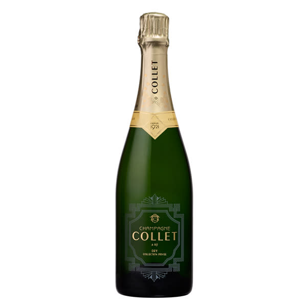 <p><strong>Collet Dry Collection Privée </strong></p> <p>Véritable friandise, cette cuvée affiche un dosage sec (22 g de sucre ajouté par litre). Son nez dévoile des arômes de citron confit, d’ananas rôti et d’abricot. En bouche, la matière se fait pulpeuse et fruitée, rafraîchie par une belle minéralité et une finale saline. Cavistes et avenuedesvins.fr, 29 €.</p>