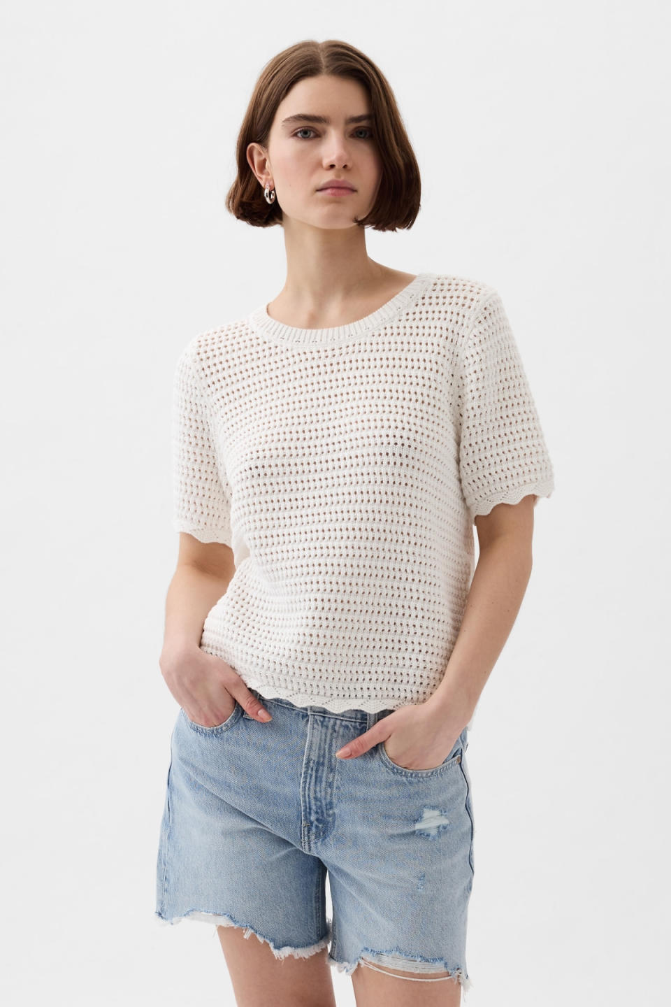 Gap Crochet Sweater