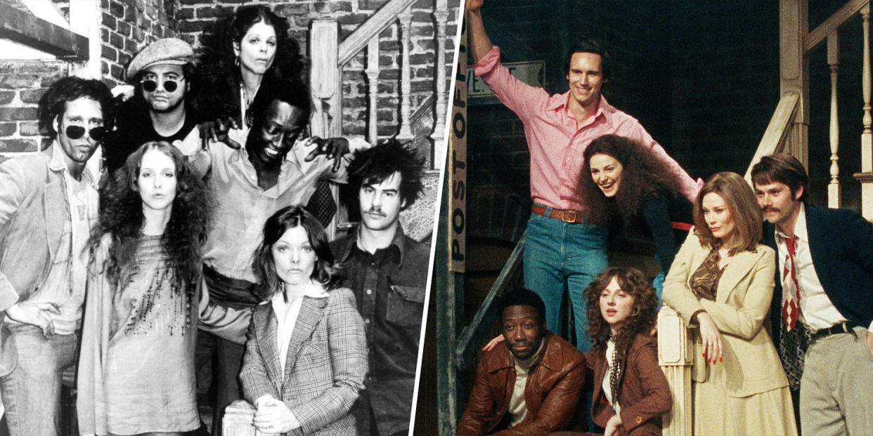 Chevy Chase, John Belushi, Laraine Newman, Gilda Radner, Garrett Morris, Jane Curtin, Dan Aykroyd (NBC, Sony Pictures)