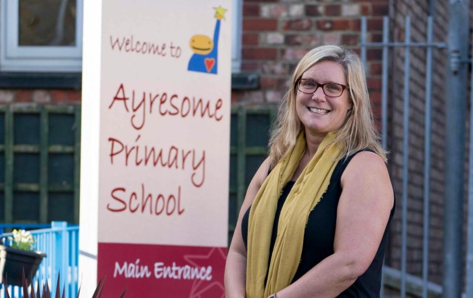 Charlotte Haylock, the executive headteacher of Ayresome Primary School - Richard Rayner Photography