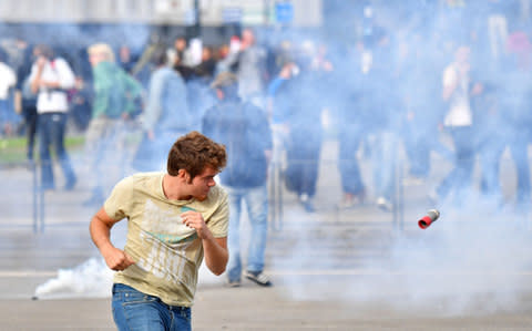 Strikes in Nantes - Credit: LOIC VENANCE/AFP