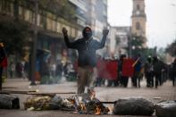 Protest against the government of Colombia's President Ivan Duque, in Bogota