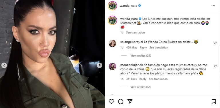 Wanda Nara compartió una serie de fotos que sorprendieron a sus fans (Foto: Captura Instagram/@wanda_nara)