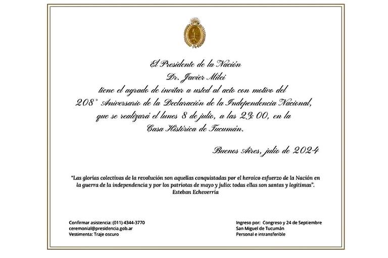 La invitación al 