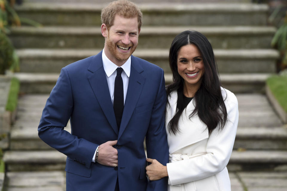 January 20th 2020 - Buckingham Palace has announced that Prince Harry and Duchess Meghan will no longer use "royal highness" titles and will not receive public money for their royal duties. Additionally, as part of the terms of surrendering their royal responsibilities, Harry and Meghan will repay the $3.1 million cost of taxpayers' money that was spent renovating Frogmore Cottage - their home near Windsor Castle. - January 9th 2020 - Prince Harry The Duke of Sussex and Duchess Meghan of Sussex intend to step back their duties and responsibilities as senior members of the British Royal Family. - File Photo by: zz/KGC-375/STAR MAX/IPx 2017 11/27/17 His Royal Highness Prince Harry Of Wales and Ms. Meghan Markle are engaged to be married. The wedding will take place in Spring 2018. The couple became engaged in London earlier this month. Prince Harry informed The Queen and other close members of his family and also sought and received the blessing of Ms. Markle's parents. (London, England)