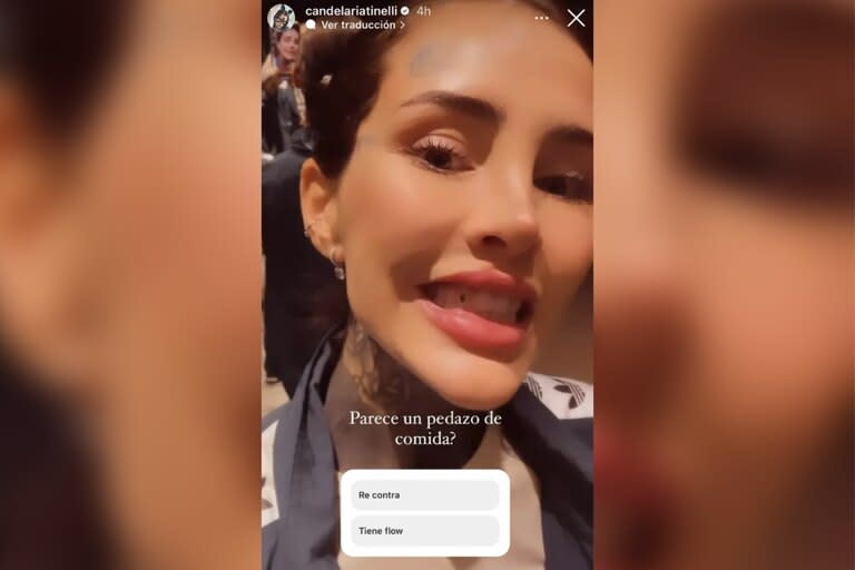 Cande Tinelli compartió con sus seguidores el nuevo aplique que se puso en los dientes (Foto: Instagram)