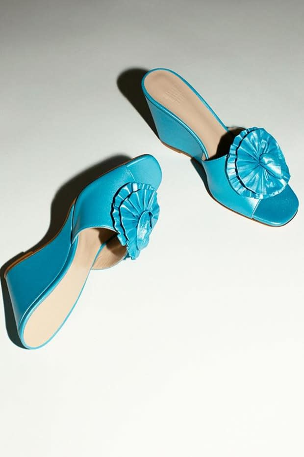 <p>Maryam Nassir Zadeh Aqua Flor Wedge, $754, <a href="https://bonadrag.com/collections/shoes/products/aqua-flor-wedge" rel="nofollow noopener" target="_blank" data-ylk="slk:available here;elm:context_link;itc:0;sec:content-canvas" class="link ">available here</a>. </p>