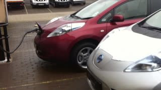 Fast Charging 2011 Nissan Leaf