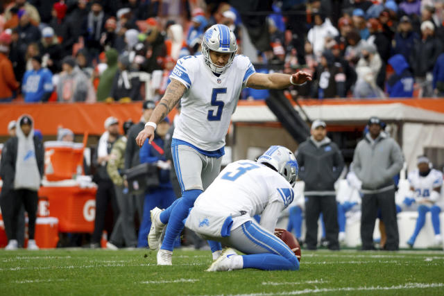 Lions swap practice squad kickers due to Aldrick Rosas' injury