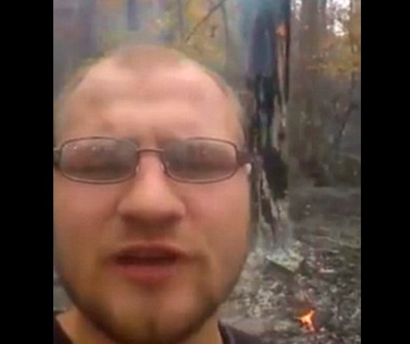 Police alleged Mullins started the fire to get views on his Facebook videos.