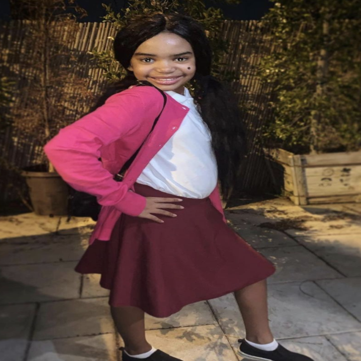 Kyla Pratt's daughter dressed as Penny Proud