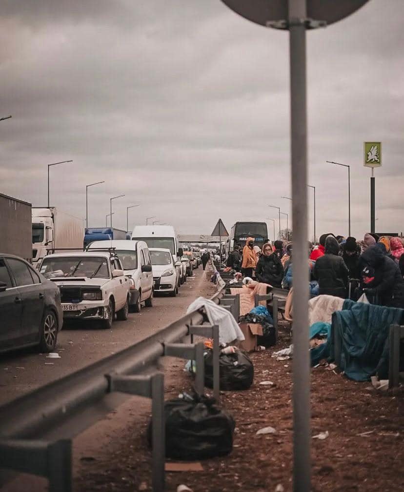 Tallahassee family physician John Turner's view of the Poland/Ukraine border during his recent mission trip.