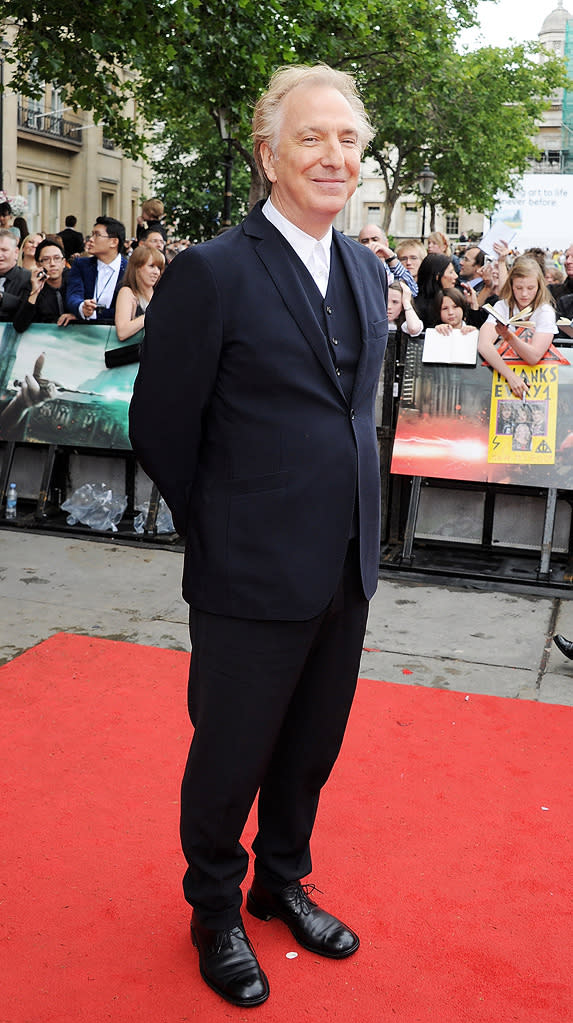 Harry Potter and the Deathly Hallows Part 2 UK Premiere 2011 Alan Rickman