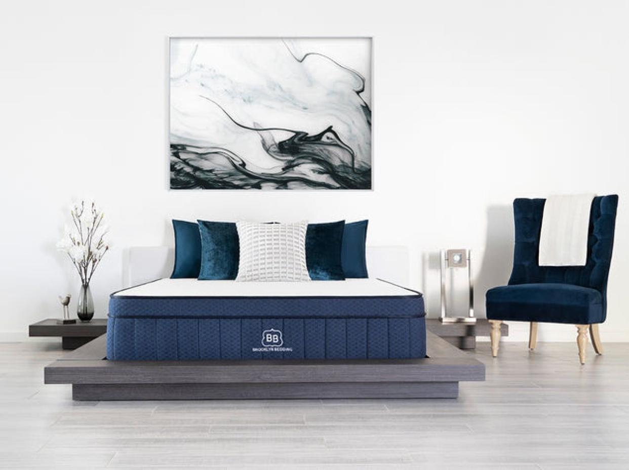 <p>Aurora Luxe Cooling</p><p>brooklynbedding.com</p><p>$749.30</p><p><a href="https://go.redirectingat.com?id=74968X1596630&url=https%3A%2F%2Fbrooklynbedding.com%2Fproducts%2Fbrooklyn-aurora-hybrid&sref=https%3A%2F%2Fwww.menshealth.com%2Fhealth%2Fa22064022%2Fmattress-back-pain%2F" rel="nofollow noopener" target="_blank" data-ylk="slk:Shop Now;elm:context_link;itc:0;sec:content-canvas" class="link rapid-noclick-resp">Shop Now</a></p><span class="copyright">Courtesy of Retailer</span>