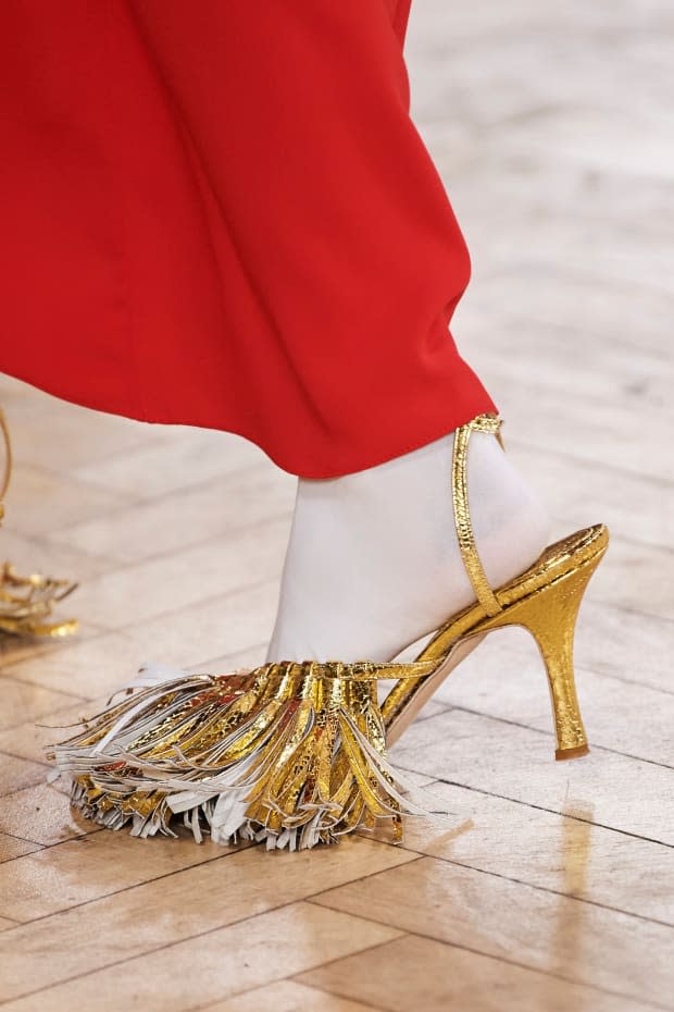 <p>Shoes from the A.W.A.K.E Fall 2020 collection. Photo: Imaxtree</p>