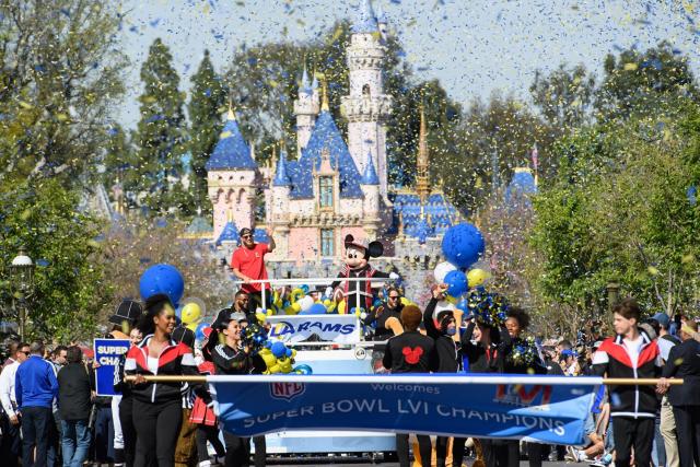 Trio of Rams to Celebrate Super Bowl Victory at Disneyland Resort 