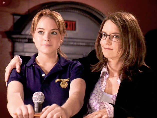 Lindsay Lohan (left) and Tina Fey in 2004's 