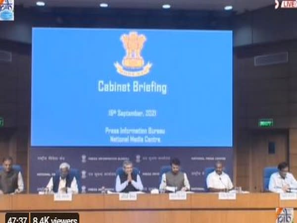 Cabinet Briefing (Photo/Twitter: PIB)