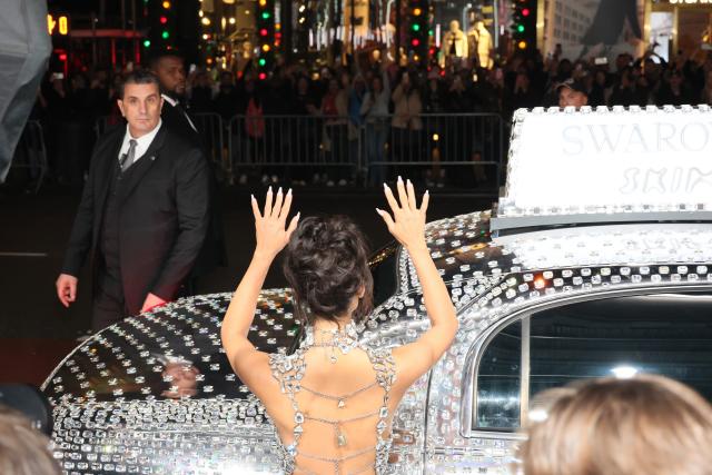 Kim Kardashian attends as Swarovski celebrates SKIMS Collaboration News  Photo - Getty Images