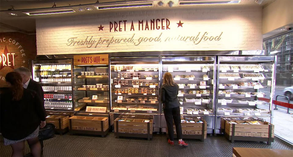 Pret are changing their food labels following Natasha’s death (PA)