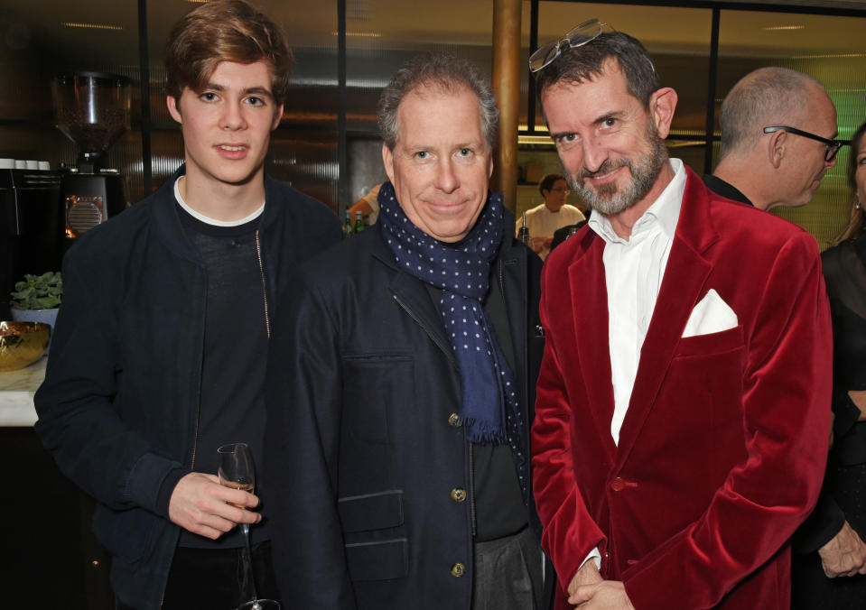 Viscount Linley (left) with his father David Linley [Photo: Getty]