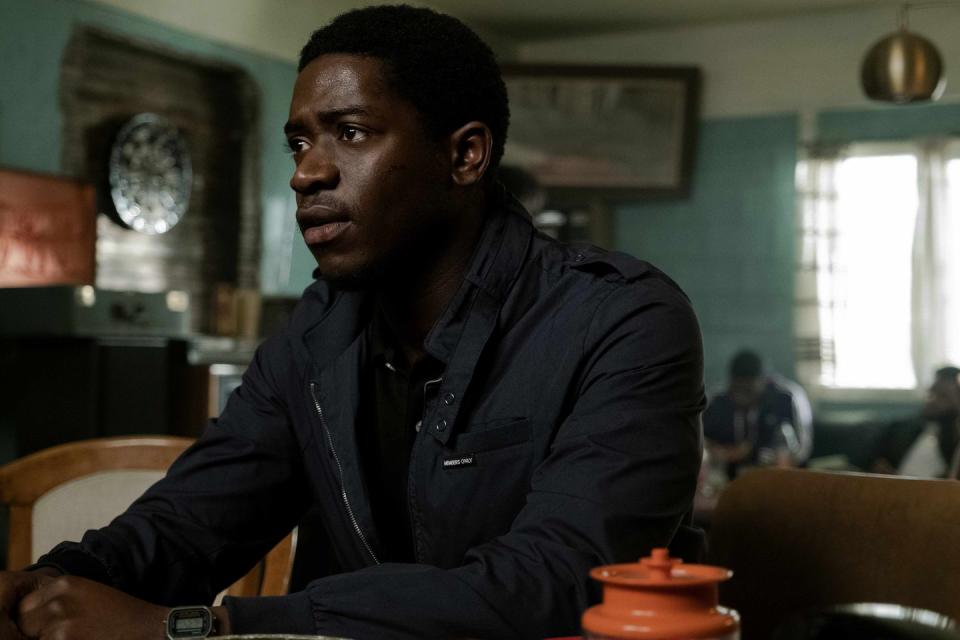 snowfall “the struggle” — season 6, episode 10 airs wednesday, april 19th — pictured damson idris as franklin saint cr ray micksawfx