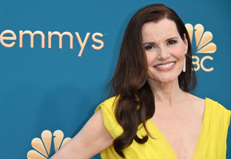 Geena Davis at the 2022 Emmy Awards