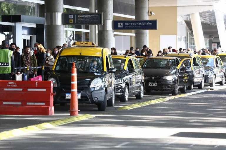 Taxis en aeroparque