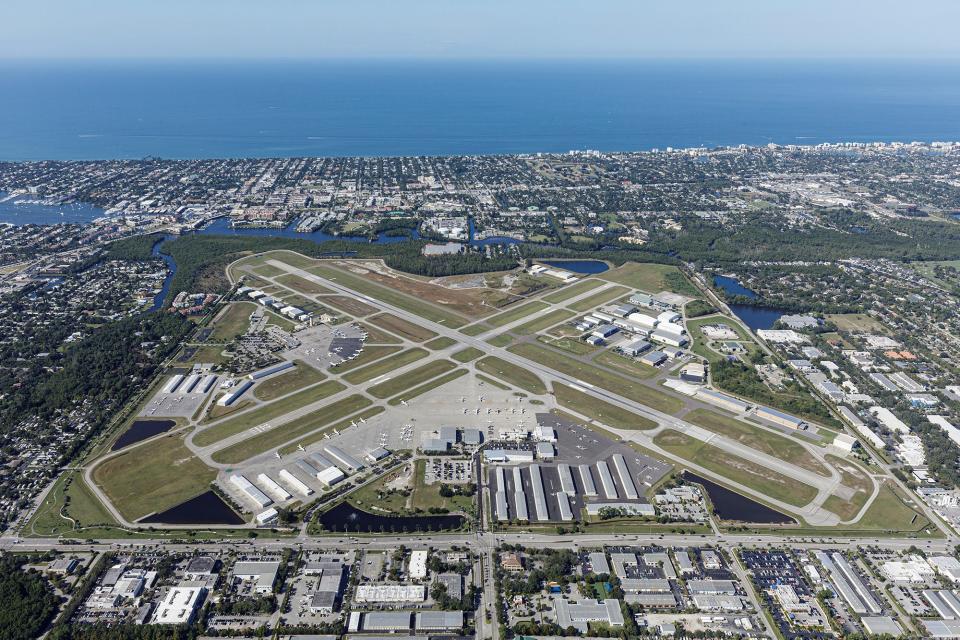 Naples Airport aerial views.