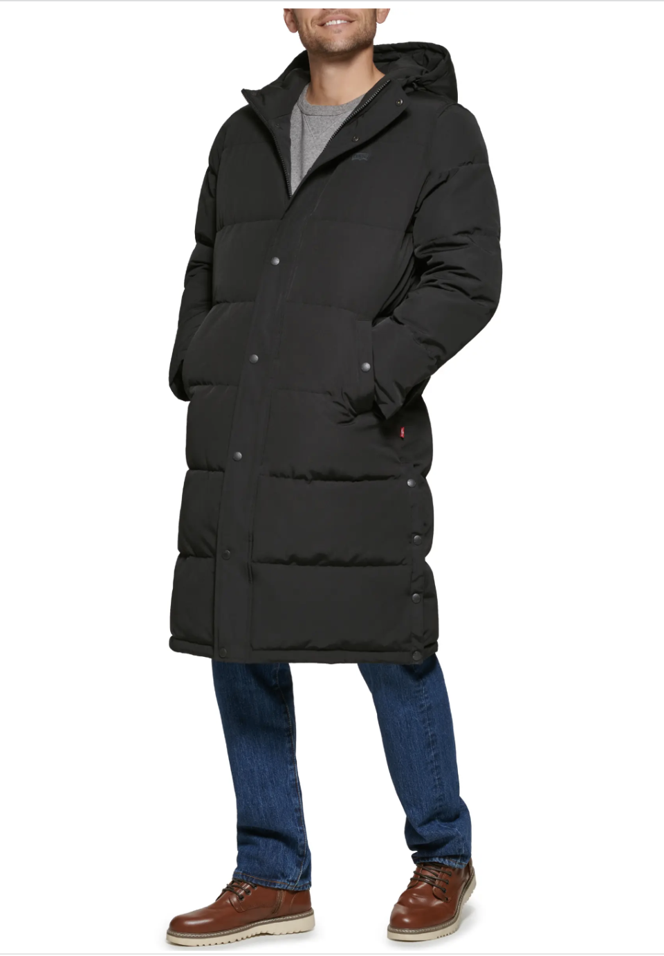 Long Hooded Puffer Parka