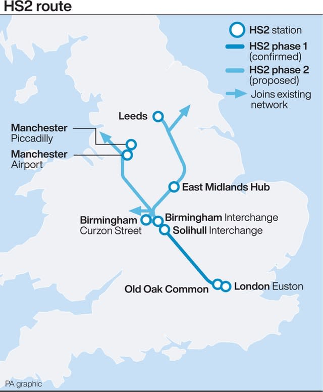 HS2 route