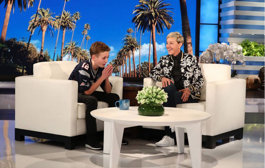 Ryan McKenna, aka Selfie Kid,&nbsp;was on&nbsp;Ellen DeGeneres' show. (Photo: The Ellen DeGeneres Show)