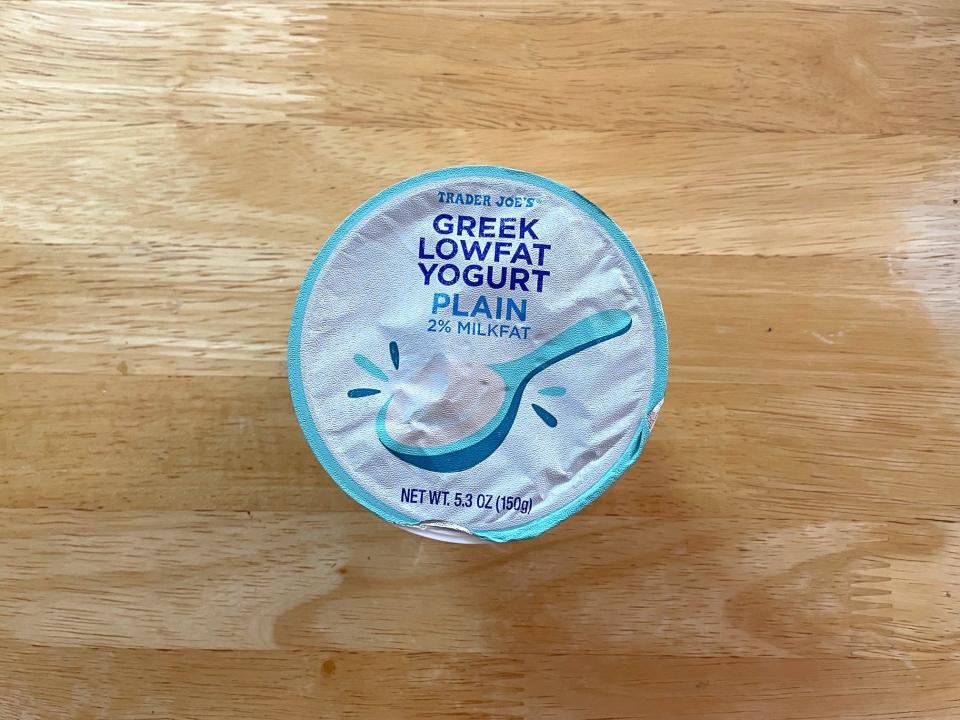 Trader Joe's Greek yogurt