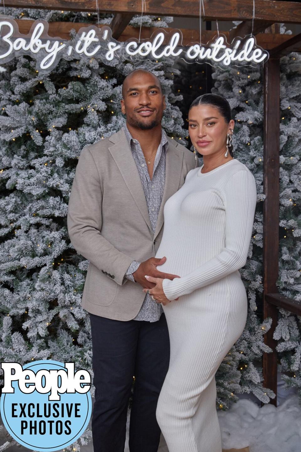 Nicole Williams' Christmas-Themed Baby Shower