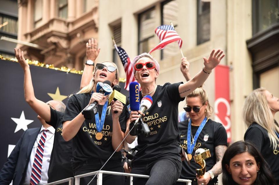 All the Photos of Megan Rapinoe, Alex Morgan, and More at the USWNT’s Ticker-Tape Parade