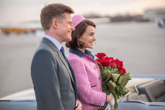 William Gray/Fox Searchlight Caspar Phillipson and Natalie Portman in ‘Jackie’