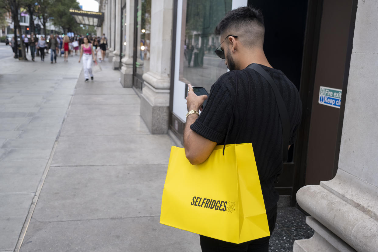 Retail sales fell in August. Photo: Mike Kemp/In Pictures via Getty 