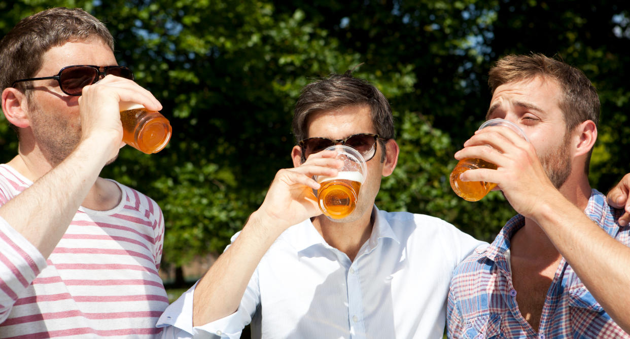 Drinking alcohol on an empty stomach can have detrimental effects. (Getty Images)