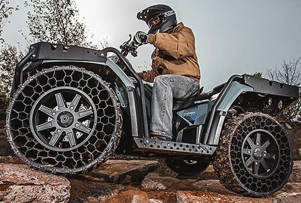 Polaris airless tyre 