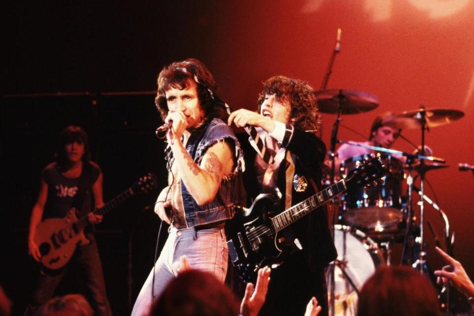 Bon Scott and Angus Young <i>(Image: Getty)</i>