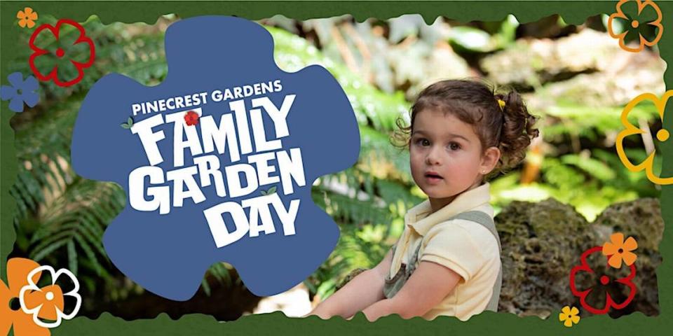 Día del Jardín Familiar en Pinecrest Gardens.