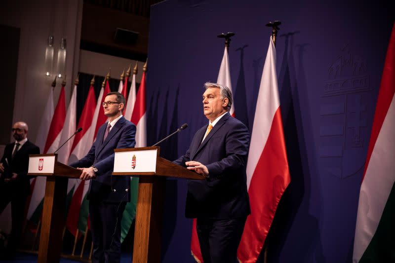Hungarian PM Orban and Polish PM Morawiecki meet in Budapest