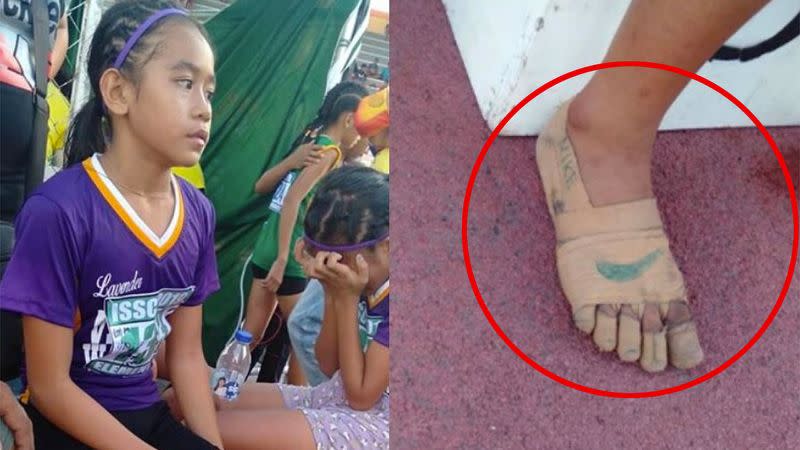 en cualquier sitio colina inteligencia Una niña de 11 años gana medallas de oro llevando unas 'Nike'  confeccionadas con vendas adhesivas