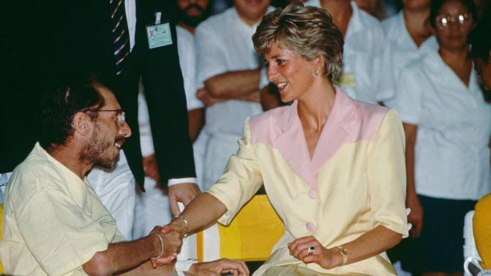 Princess Diana's most memorable moments, from shaking the hand of an ...