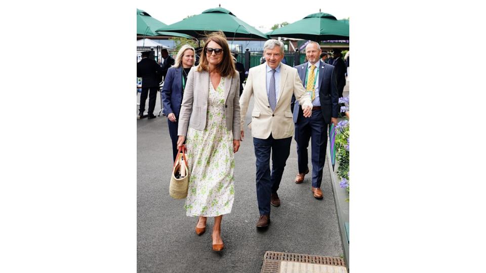 Carole Middleton and Michael Middleton 